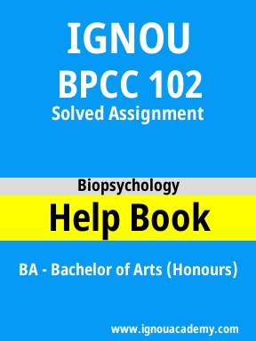 BPCC 102 Solved Assignment