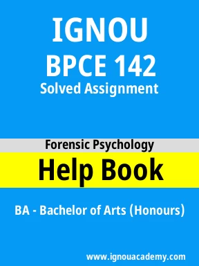 BPCE 142 Solved Assignment