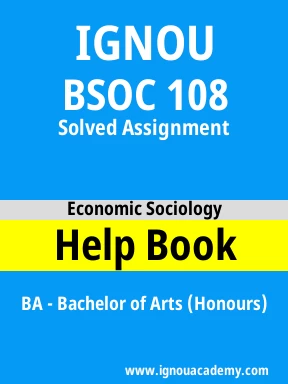 BSOC 108 Solved Assignment