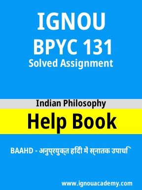BPYC 131 Solved Assignment