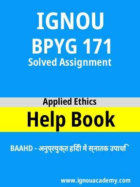 BPYG 171 Solved Assignment