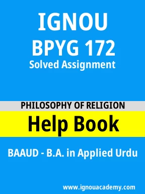 BPYG 172 Solved Assignment
