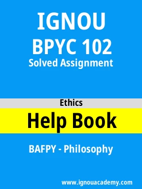 BPYC 102 Solved Assignment