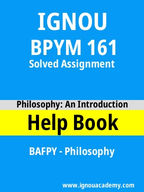 BPYM 161 Solved Assignment