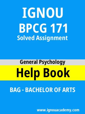 BPCG 171 Solved Assignment