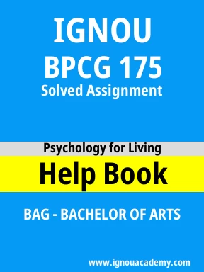 BPCG 175 Solved Assignment