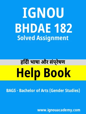 BHDAE 182 Solved Assignment