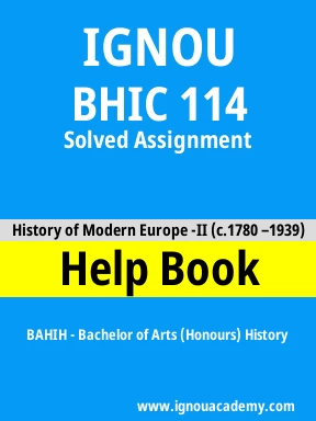 BHIC 114 Solved Assignment