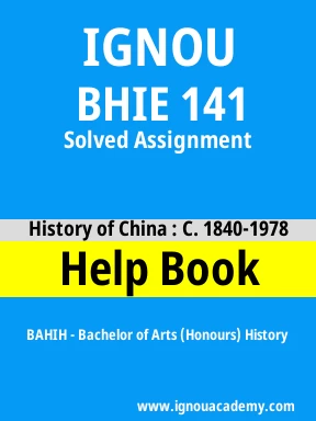 BHIE 141 Solved Assignment