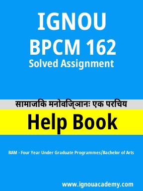BPCM 162 Solved Assignment