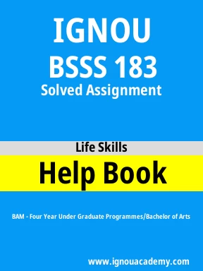 BSSS 183 Solved Assignment