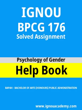 BPCG 176 Solved Assignment