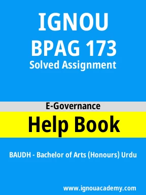 BPAG 173 Solved Assignment