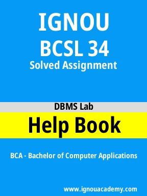 BCSL 34 Solved Assignment
