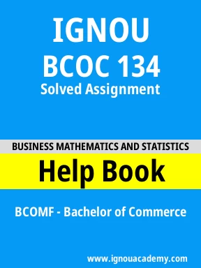 BCOC 134 Solved Assignment