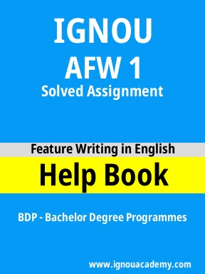 AFW 1 Solved Assignment