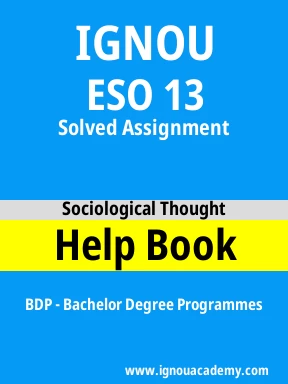 ESO 13 Solved Assignment