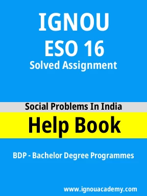 ESO 16 Solved Assignment