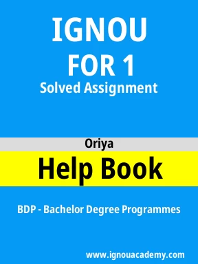 FOR 1 Solved Assignment