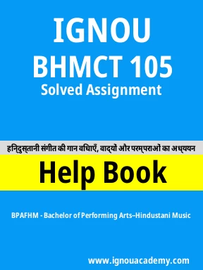 BHMCT 105 Solved Assignment