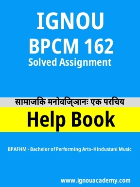 BPCM 162 Solved Assignment