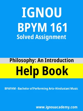 BPYM 161 Solved Assignment