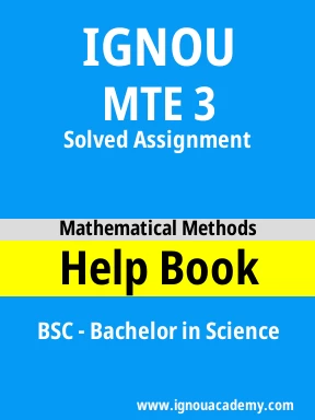 MTE 3 Solved Assignment