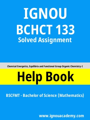 BCHCT 133 Solved Assignment