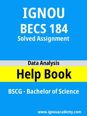 BECS 184 Solved Assignment