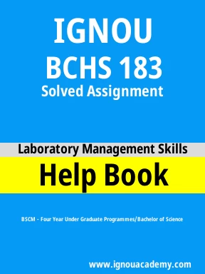 BCHS 183 Solved Assignment