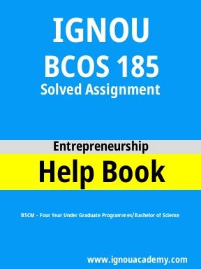 BCOS 185 Solved Assignment