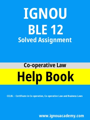 BLE 12 Solved Assignment
