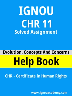 CHR 11 Solved Assignment