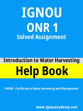 ONR 1 Solved Assignment