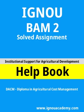 BAM 2 Solved Assignment