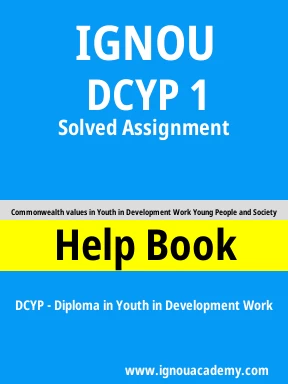 DCYP 1 Solved Assignment