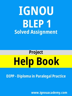 BLEP 1 Solved Assignment