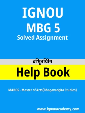 MBG 5 Solved Assignment