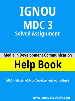 MDC 3 Solved Assignment