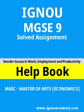 MGSE 9 Solved Assignment