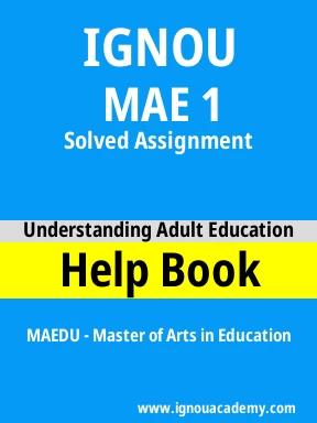 MAE 1 Solved Assignment