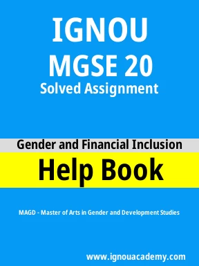 MGSE 20 Solved Assignment