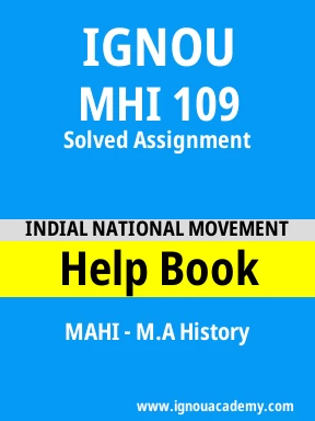 MHI 109 Solved Assignment