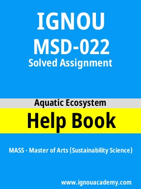 MSD-022 Solved Assignment