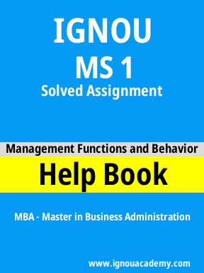 MS 1 Solved Assignment