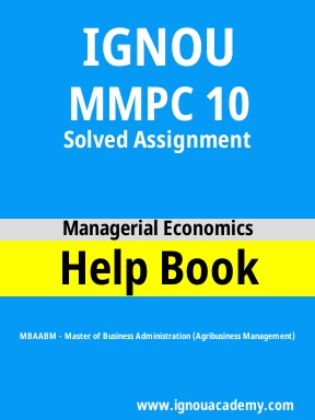 MMPC 10 Solved Assignment