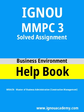 MMPC 3 Solved Assignment