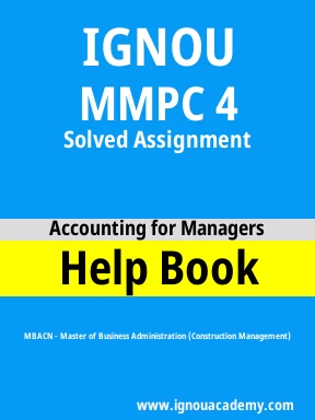 MMPC 4 Solved Assignment