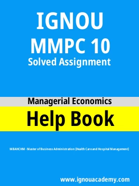 MMPC 10 Solved Assignment