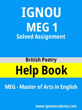 MEG 1 Solved Assignment